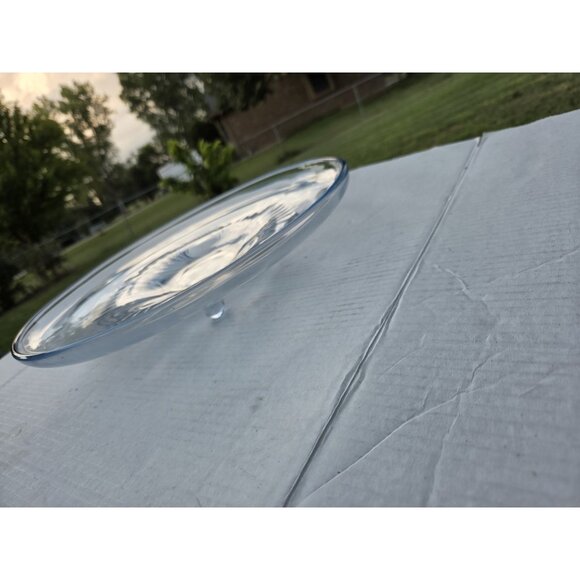 Paden City‎ 13.5" Blue Footed Console Bowl Compote Serving Tray "Maya" - Picture 13 of 16